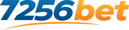 7256bet logo in neon purple style